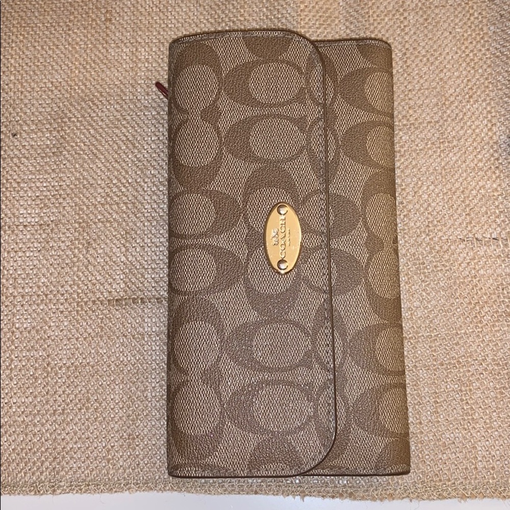 Large coach wallet